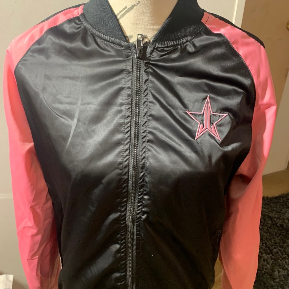 Jefree Star pink n black jacket.